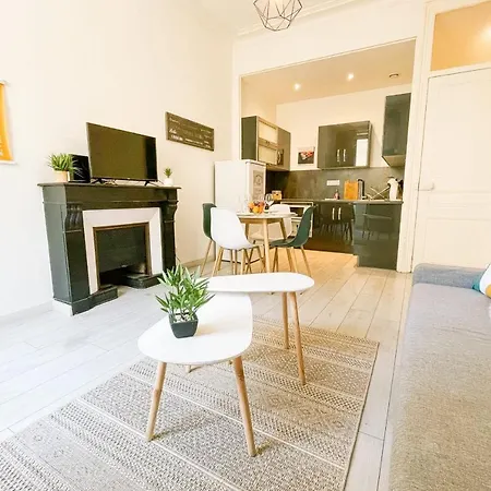 Apartment #b3 Light Pink T2 Near Jaures Estacade Luminous *