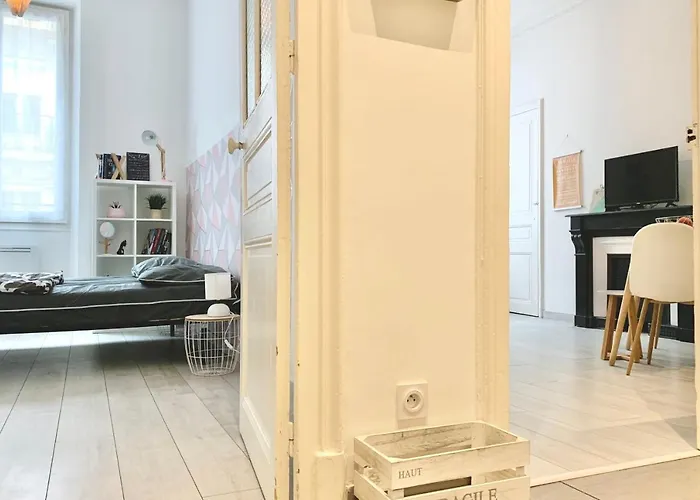 Appartement #b3 Light Pink T2 Near Jaurès Estacade Luminous *